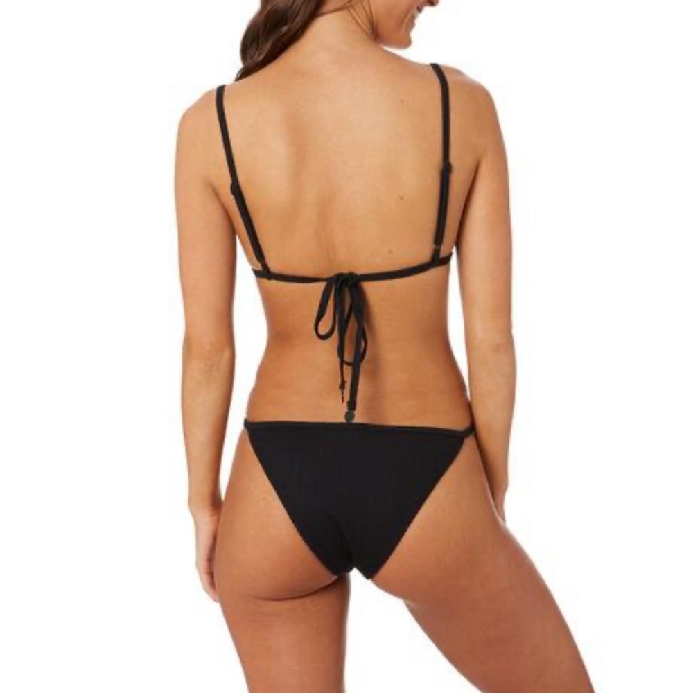 Zulu and Zephyr Black Tri-Cup Bikini Bottoms
